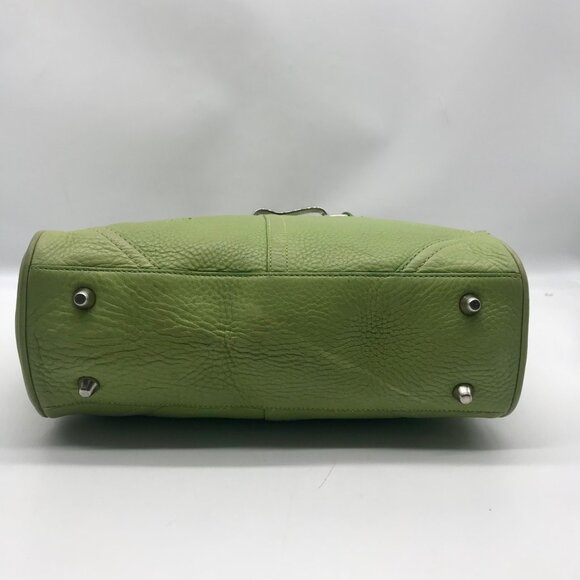 Coach Vintage Light Green Leather Hampton Satchel Bag F-10688 - Picture 5 of 12